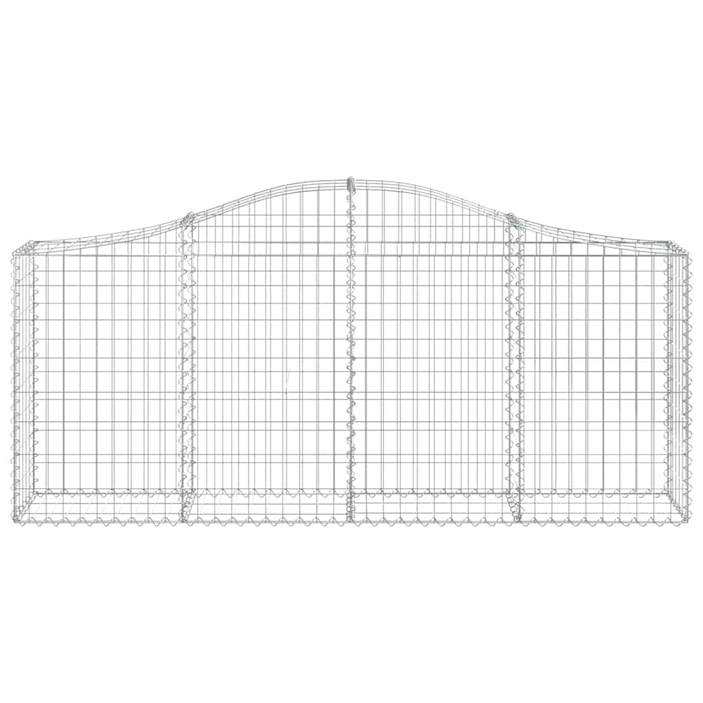 Lučne gabionske košare 30 kom 200x30x80/100cm pocinčano željezo