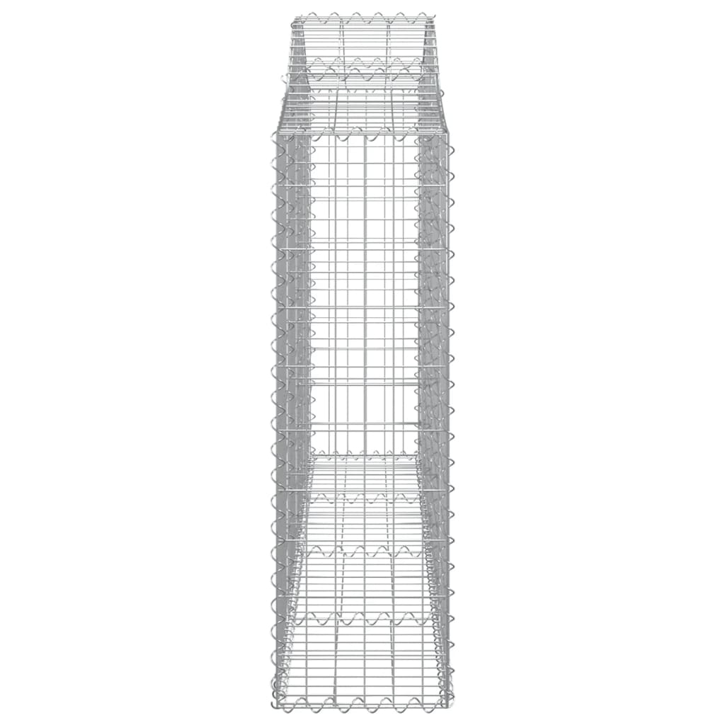 Lučne gabionske košare 5 kom 200x30x100/120cm pocinčano željezo