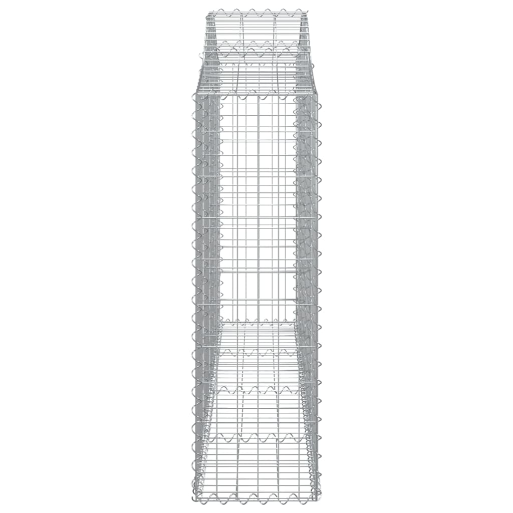 Lučne gabionske košare 6 kom 200x30x100/120cm pocinčano željezo