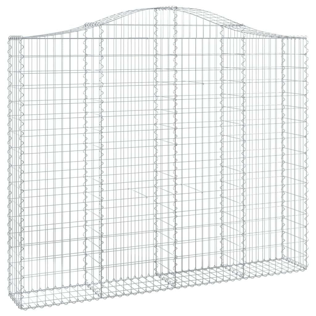 Lučne gabionske košare 3 kom 200x30x160/180cm pocinčano željezo