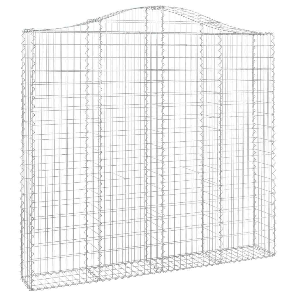 Lučne gabionske košare 4 kom 200x30x180/200cm pocinčano željezo