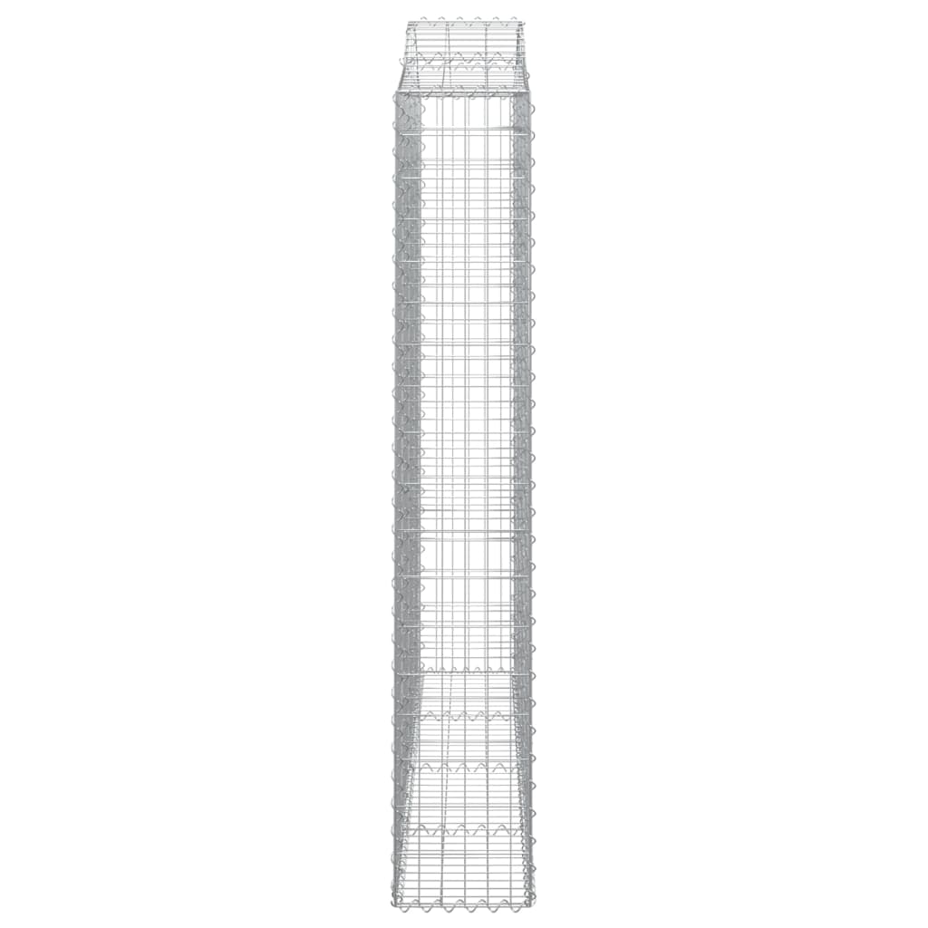 Lučne gabionske košare 5 kom 200x30x180/200cm pocinčano željezo