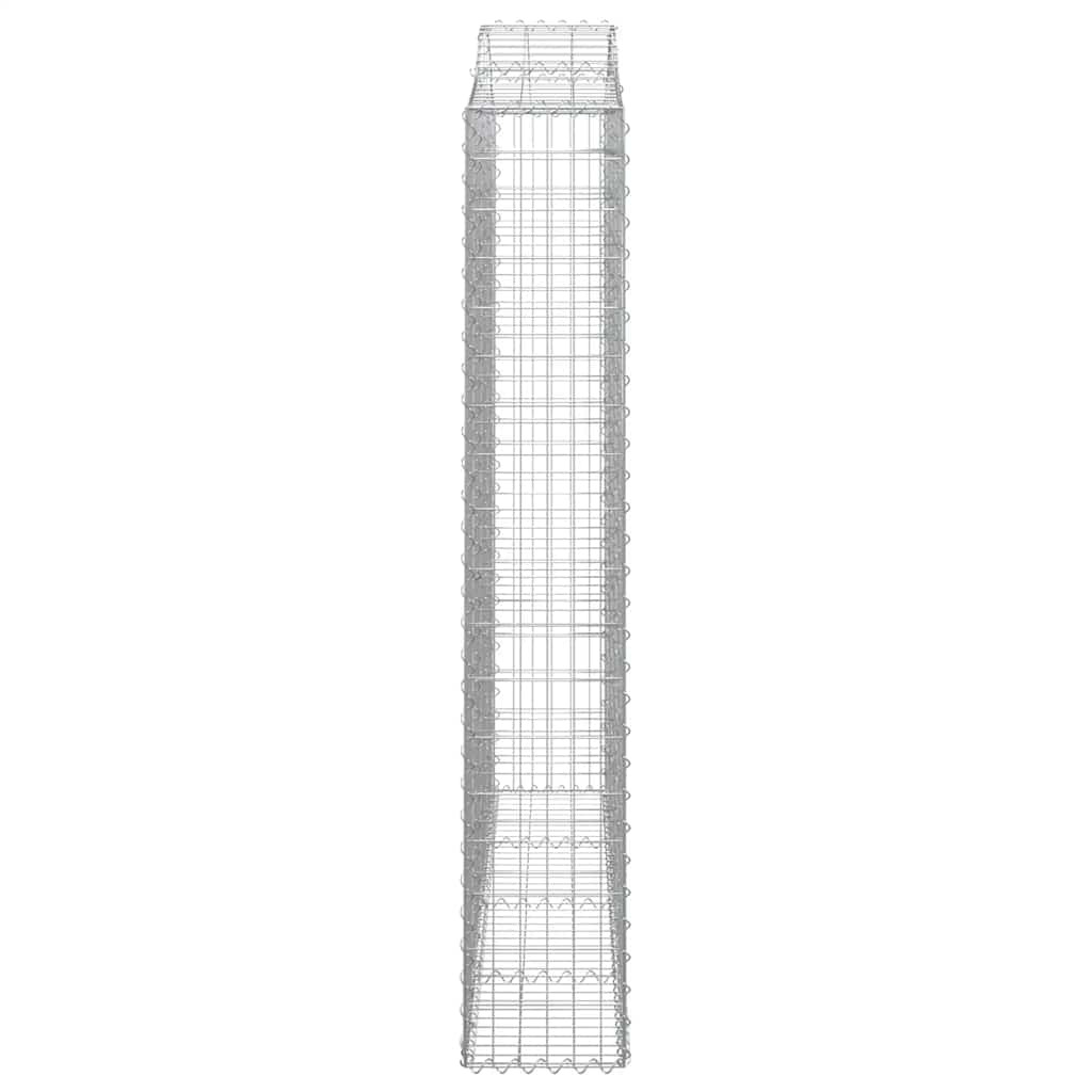 Lučne gabionske košare 7 kom 200x30x180/200cm pocinčano željezo