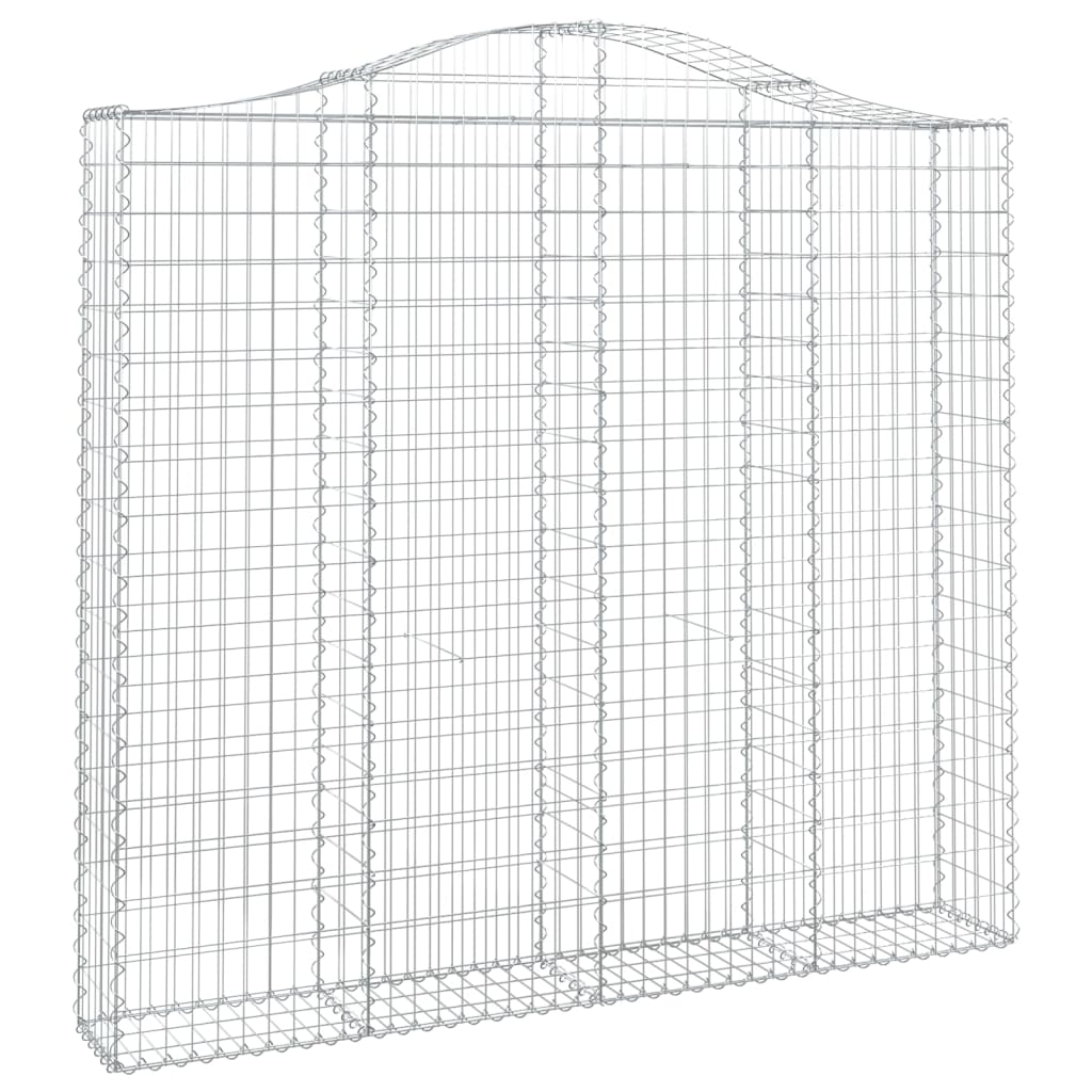 Lučne gabionske košare 9 kom 200x30x180/200cm pocinčano željezo