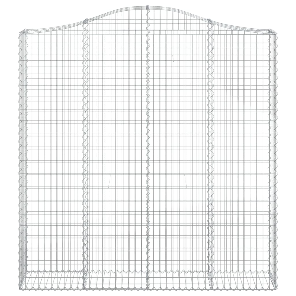 Lučne gabionske košare 5 kom 200x30x200/220cm pocinčano željezo