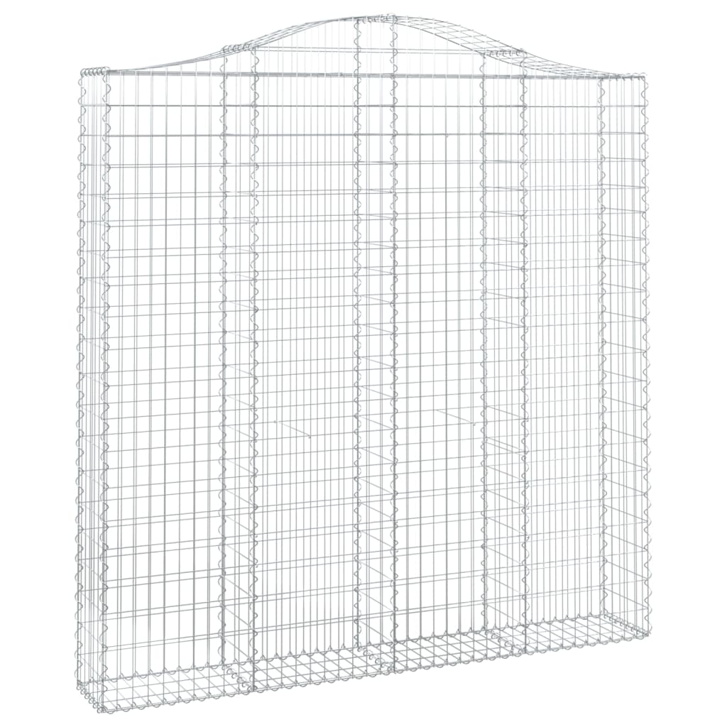 Lučne gabionske košare 6 kom 200x30x200/220cm pocinčano željezo