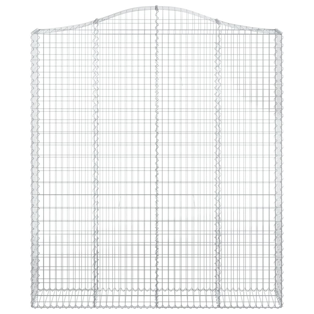 Lučne gabionske košare 3 kom 200x30x220/240cm pocinčano željezo
