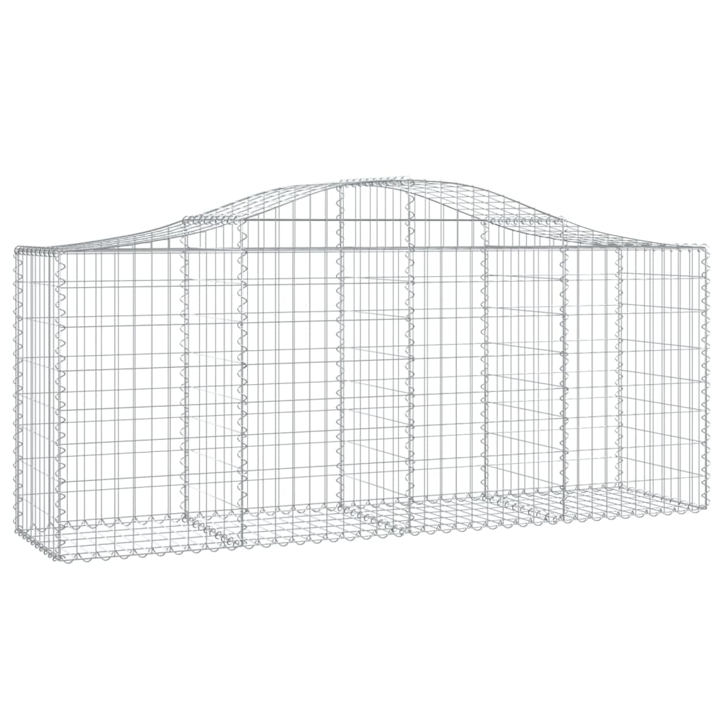 Lučne gabionske košare 30 kom 200x50x80/100cm pocinčano željezo