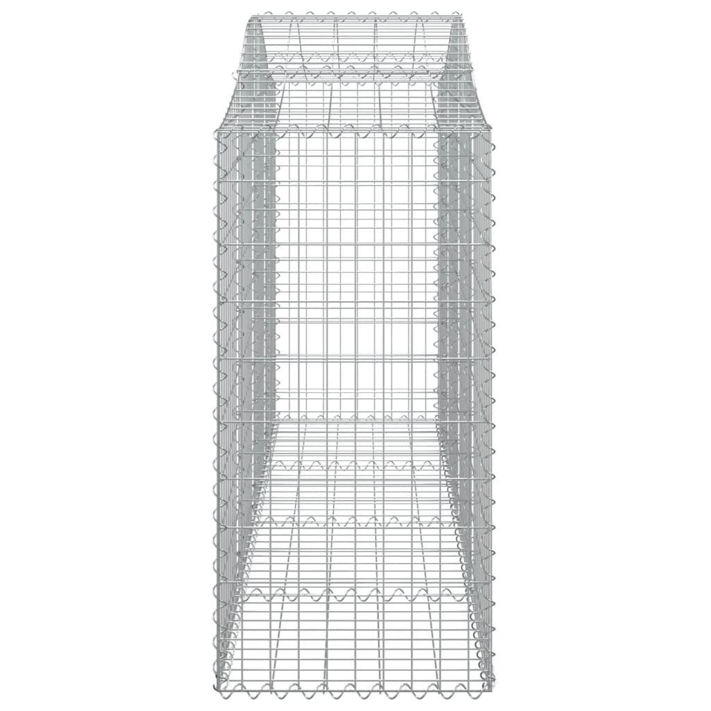 Lučne gabionske košare 10kom 200x50x100/120cm pocinčano željezo