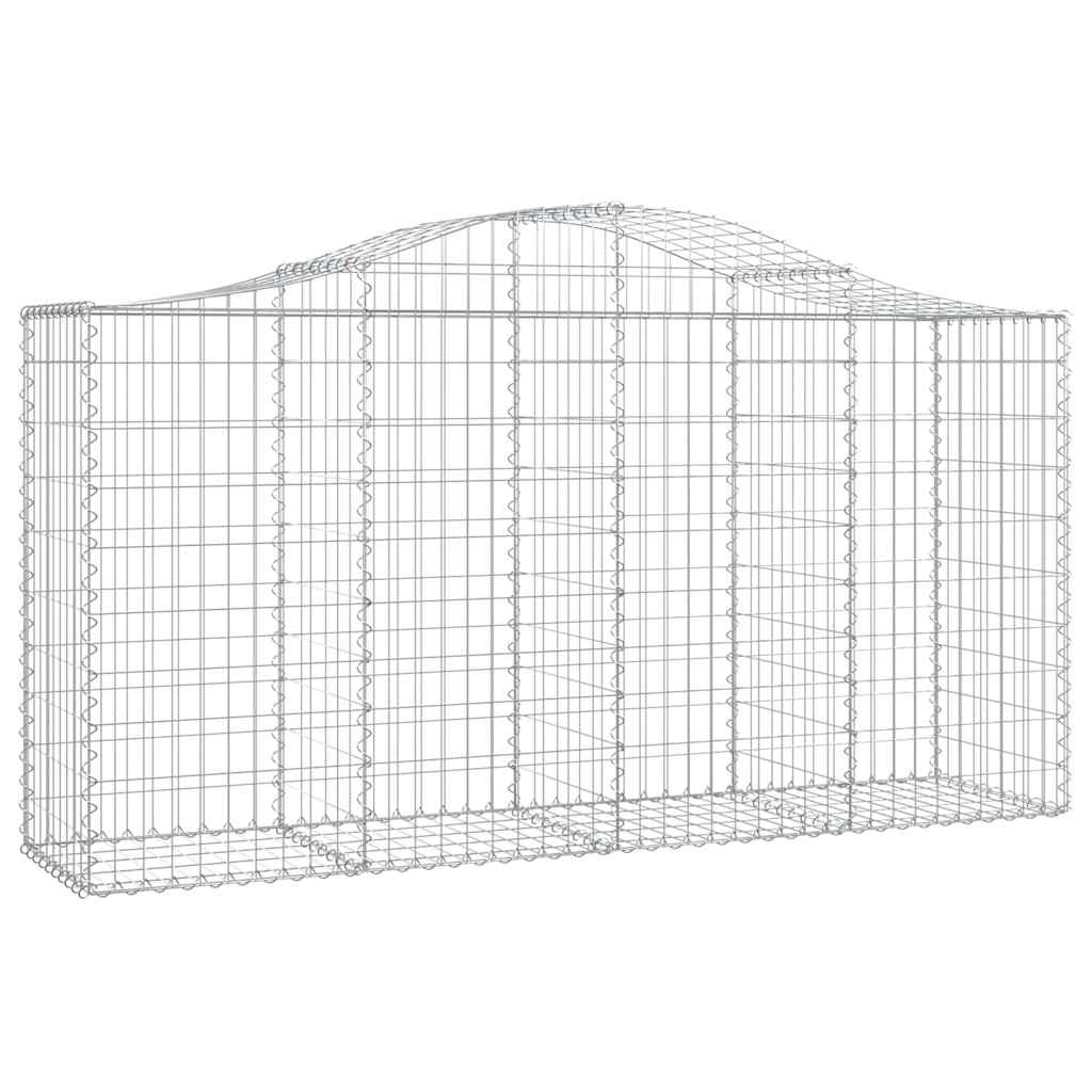 Lučne gabionske košare 18kom 200x50x100/120cm pocinčano željezo