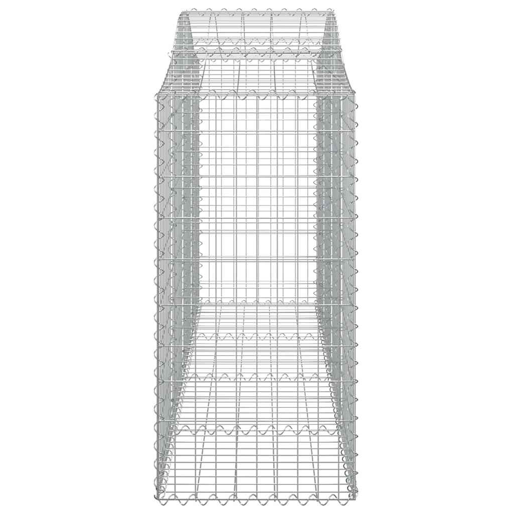 Lučne gabionske košare 18kom 200x50x100/120cm pocinčano željezo