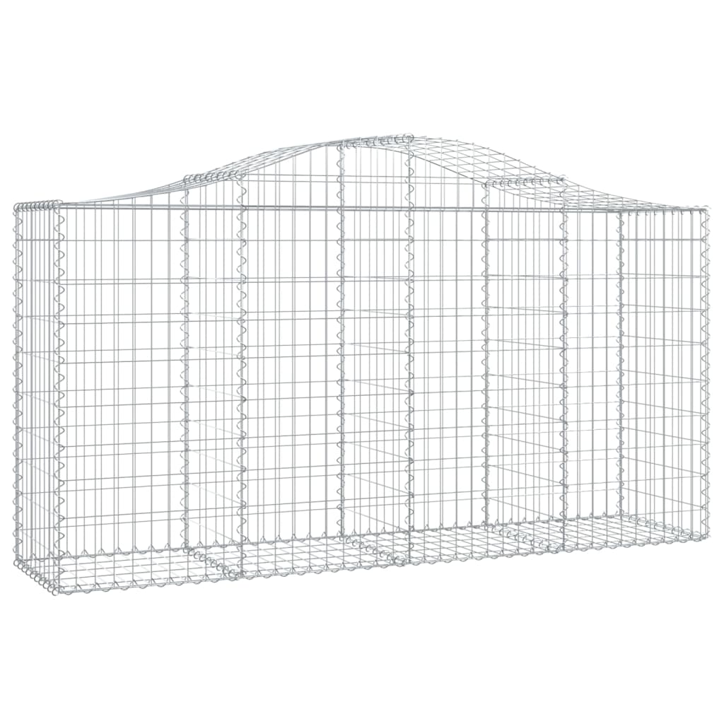 Lučne gabionske košare 40kom 200x50x100/120cm pocinčano željezo