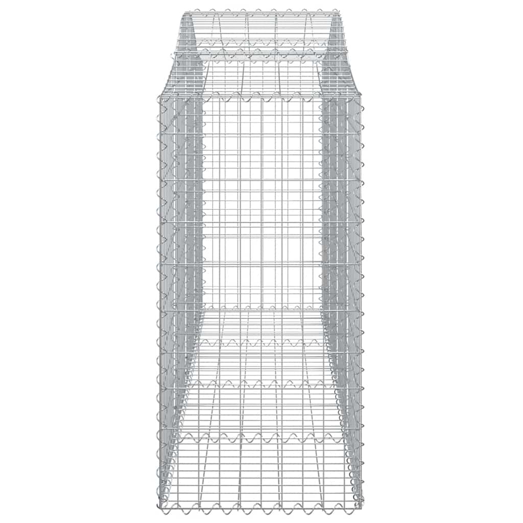 Lučne gabionske košare 10kom 200x50x120/140cm pocinčano željezo
