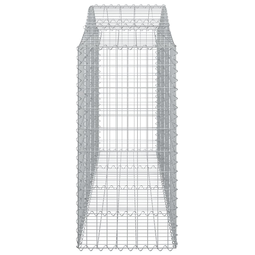 Lučne gabionske košare 12kom 200x50x120/140cm pocinčano željezo