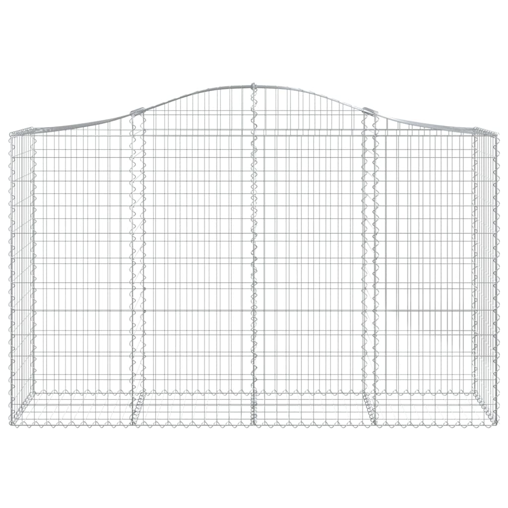 Lučne gabionske košare 40kom 200x50x120/140cm pocinčano željezo