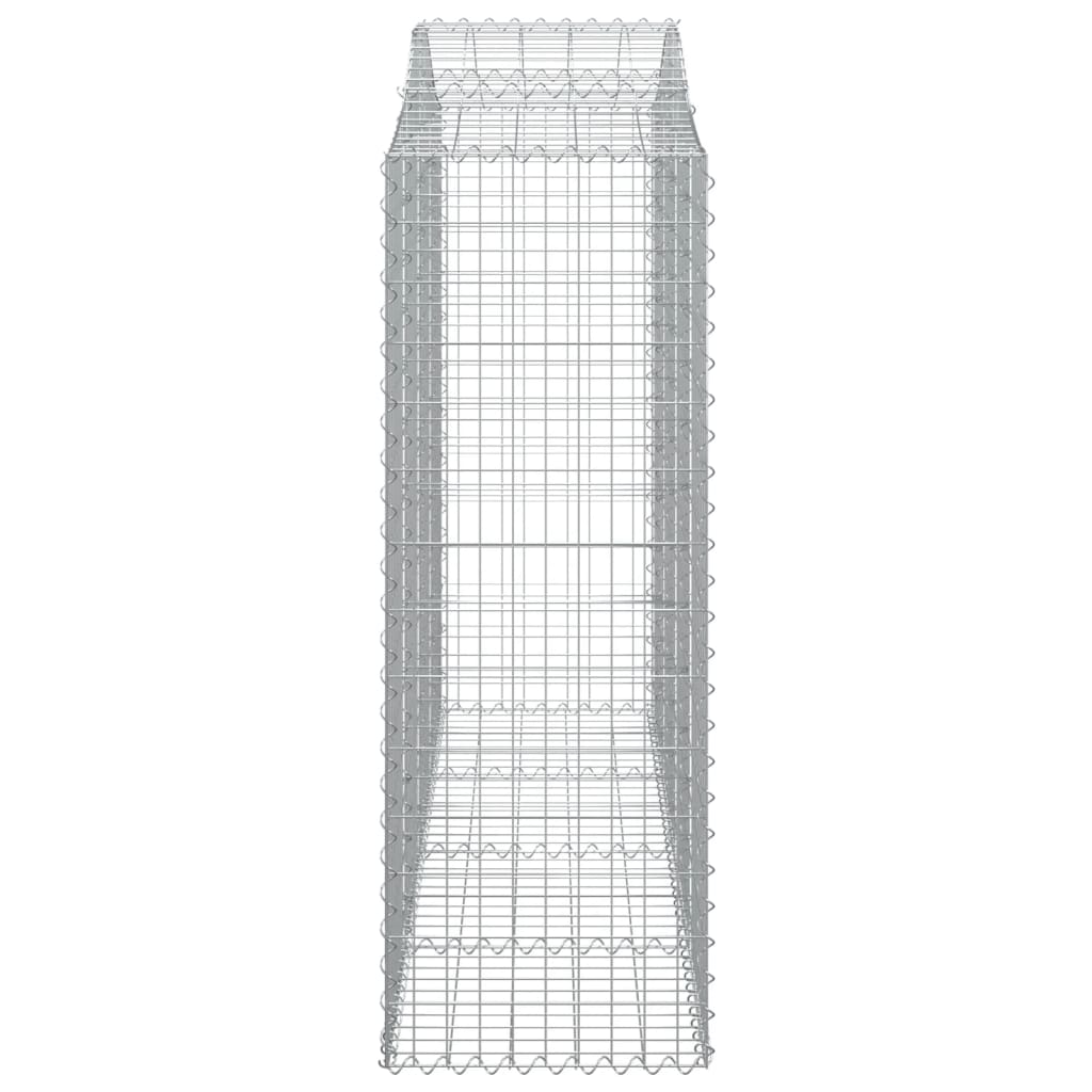 Lučne gabionske košare 20kom 200x50x140/160cm pocinčano željezo