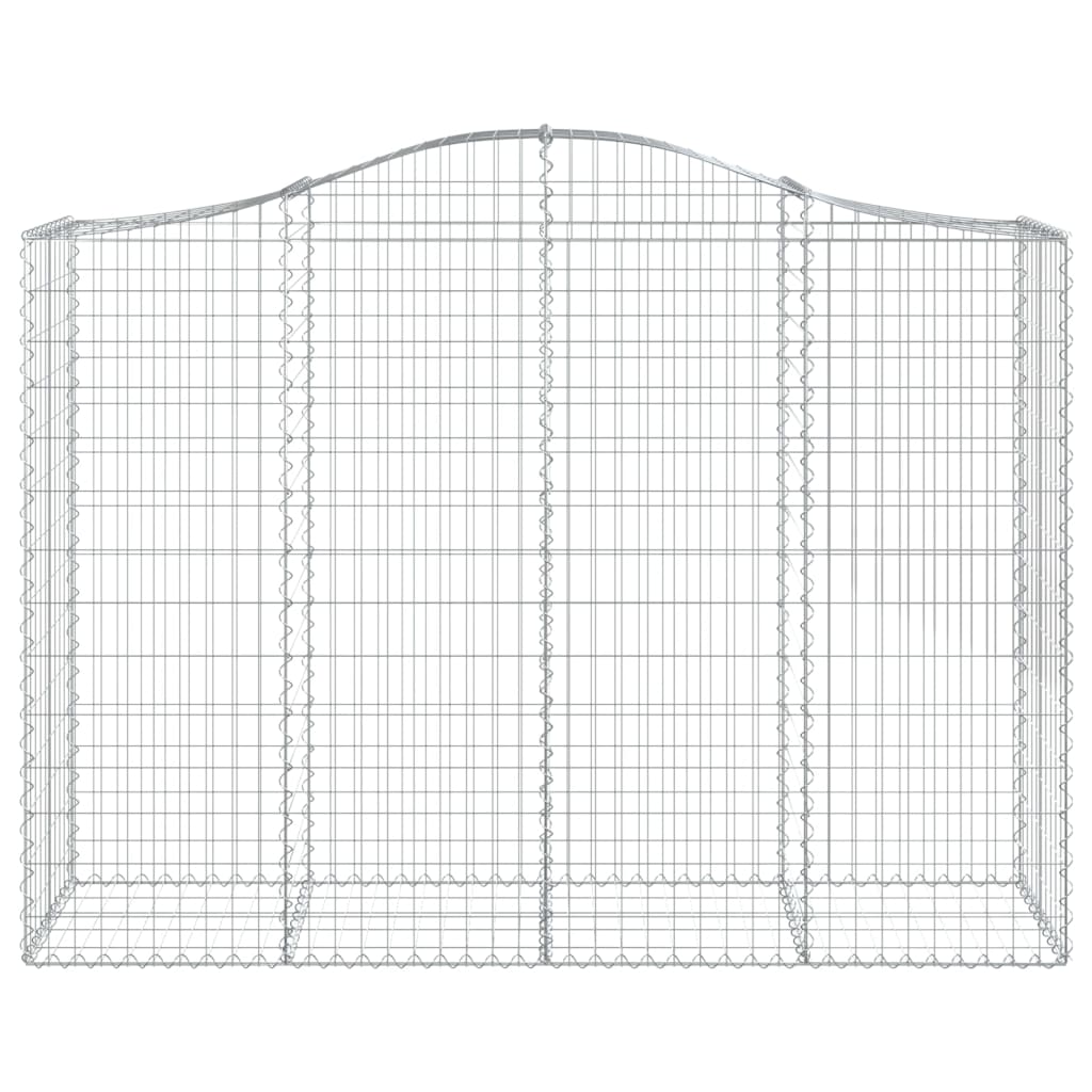 Lučne gabionske košare 40 kom 200 x 50 x 140/160 cm željezne