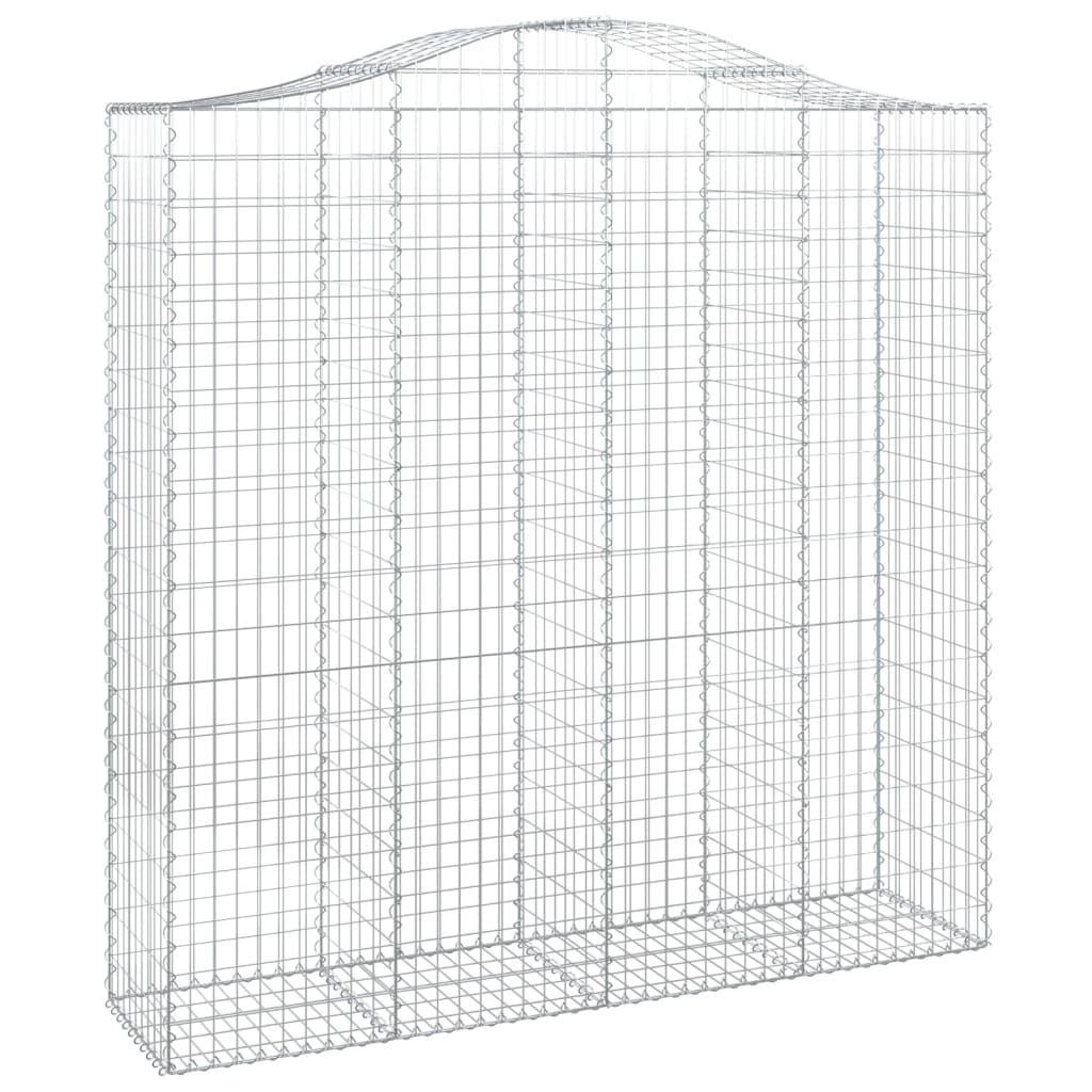 Lučne gabionske košare 3 kom 200x50x200/220cm pocinčano željezo