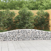 Lučne gabionske košare 2 kom 400x30x40/60 cm pocinčano željezo
