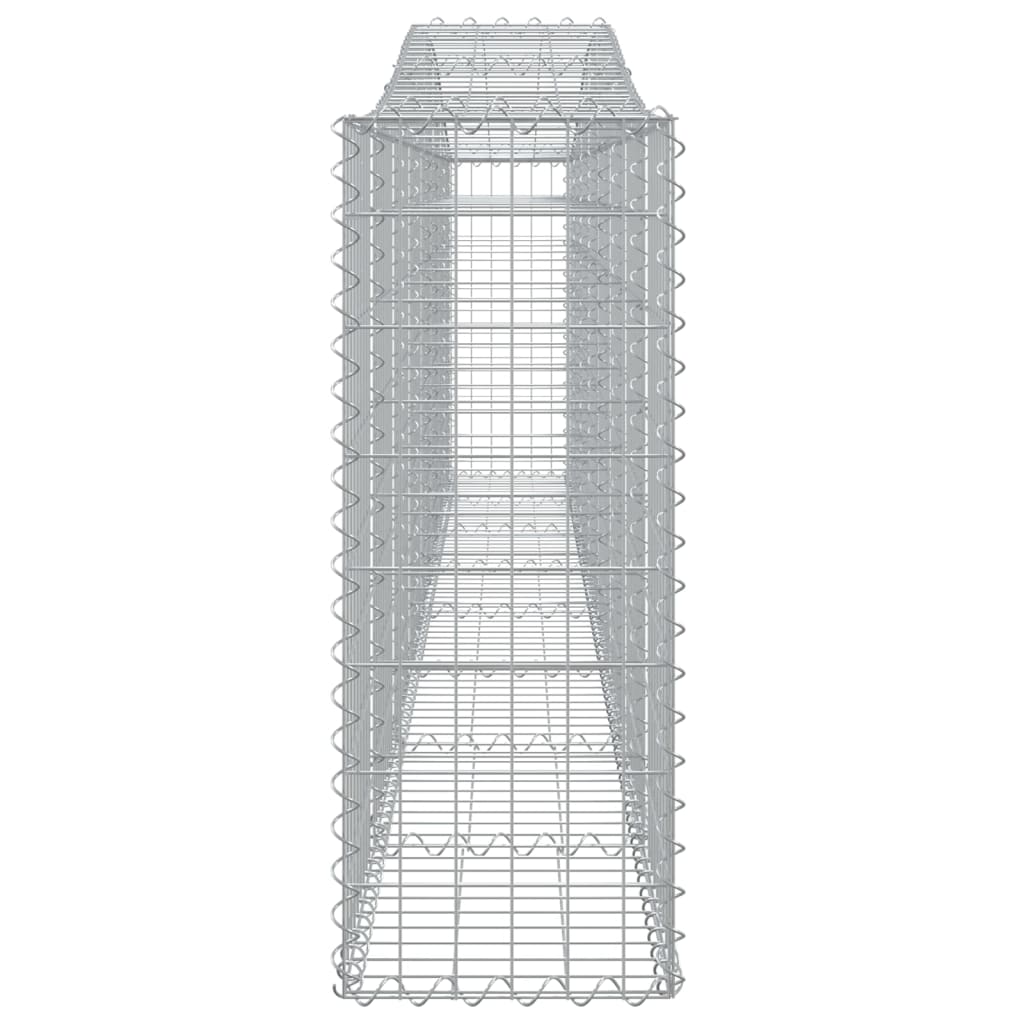 Lučne gabionske košare 20 kom 400x30x80/100cm pocinčano željezo