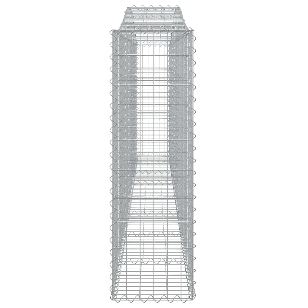 Lučne gabionske košare 5 kom 400x30x100/120cm pocinčano željezo