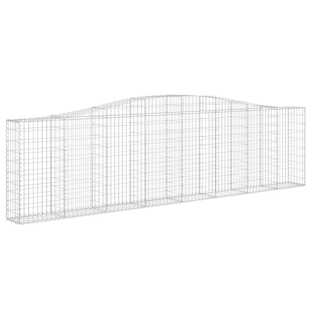 Lučne gabionske košare 10kom 400x30x100/120cm pocinčano željezo