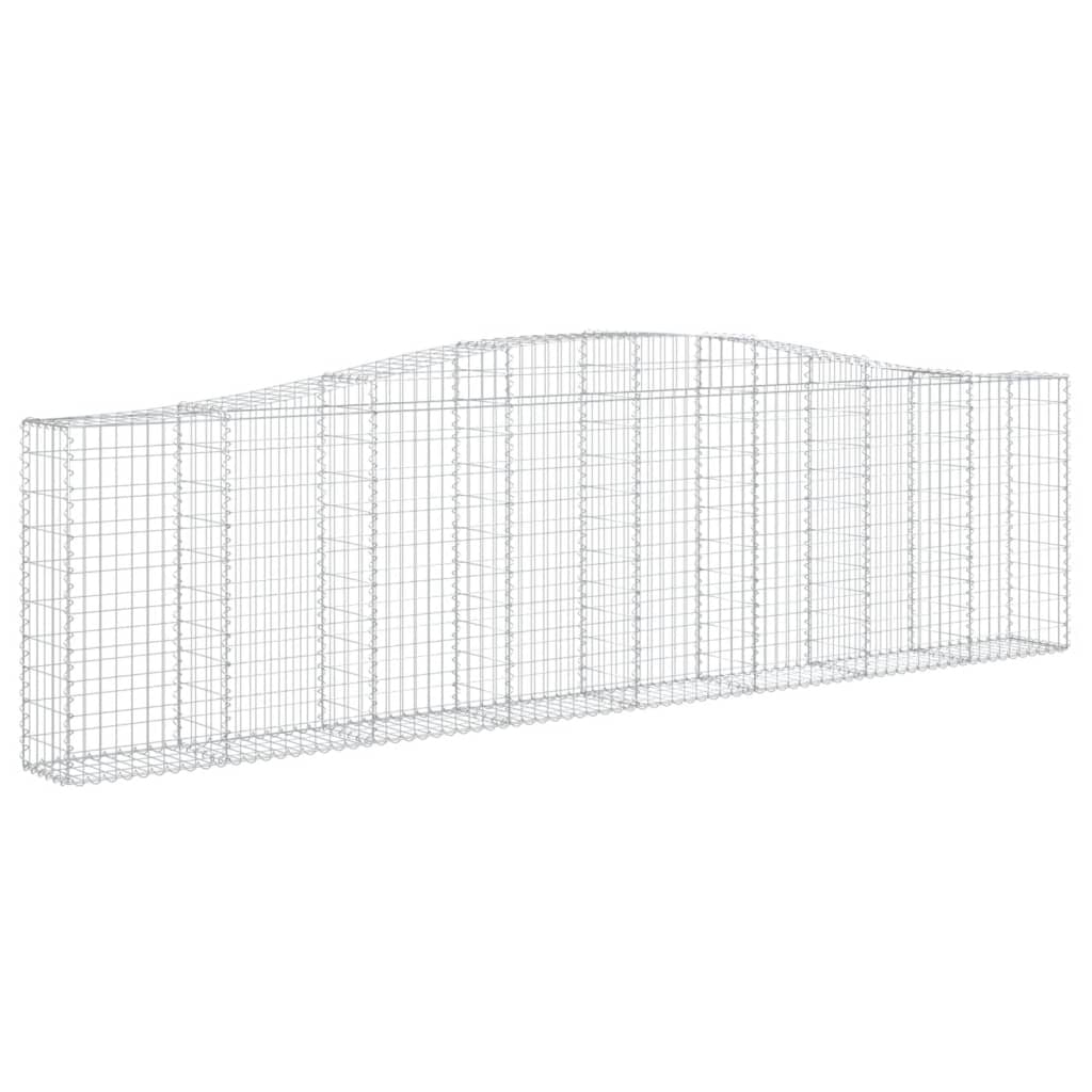 Lučne gabionske košare 25kom 400x30x100/120cm pocinčano željezo