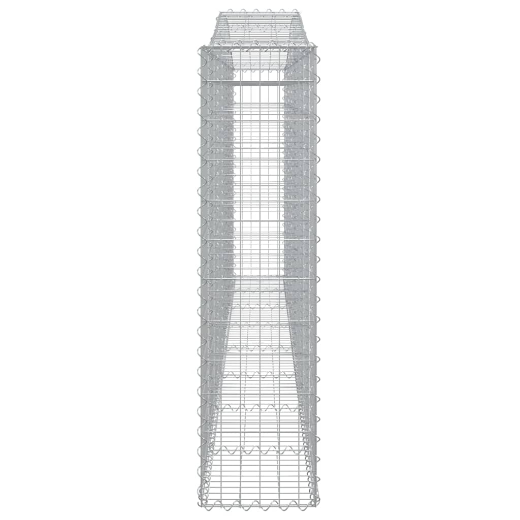 Lučne gabionske košare 5 kom 400x30x120/140cm pocinčano željezo