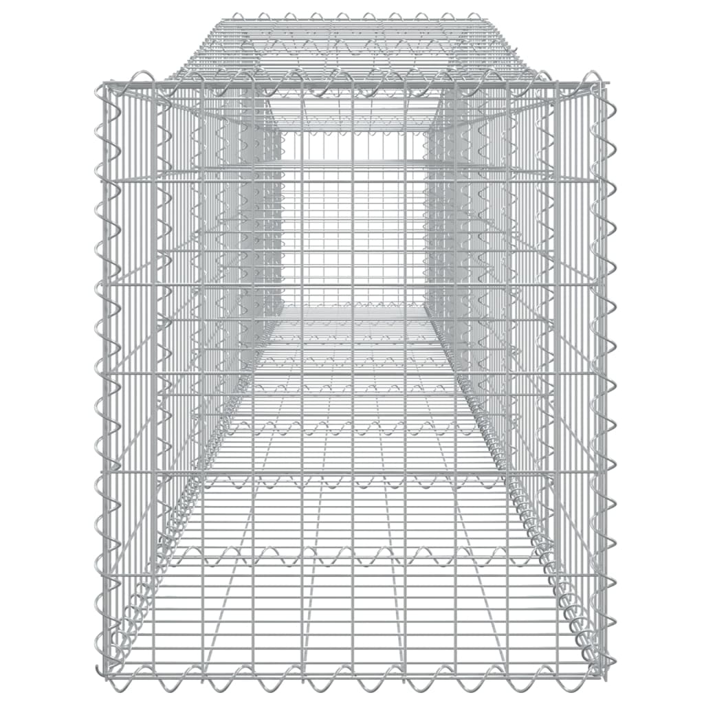 Lučne gabionske košare 7 kom 400x50x60/80 cm pocinčano željezo