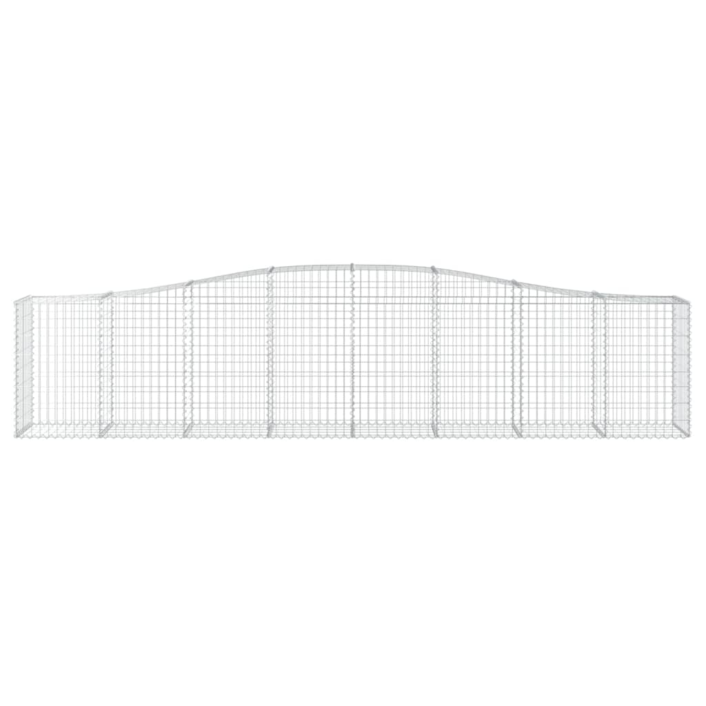 Lučne gabionske košare 5 kom 400x50x80/100 cm pocinčano željezo