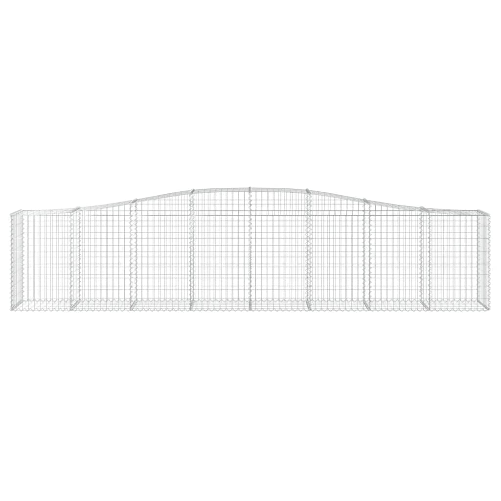 Lučne gabionske košare 6 kom 400x50x80/100 cm pocinčano željezo