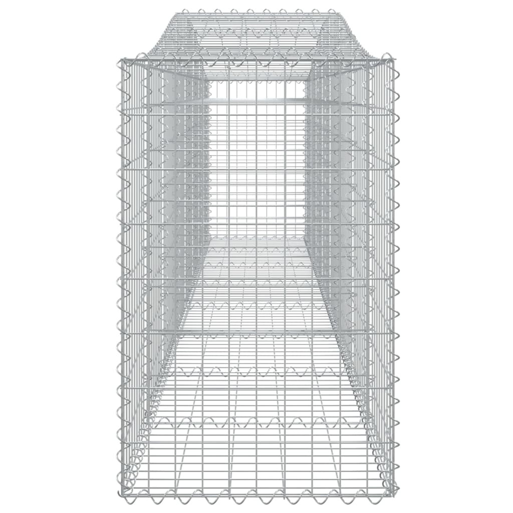 Lučne gabionske košare 8 kom 400x50x80/100 cm pocinčano željezo