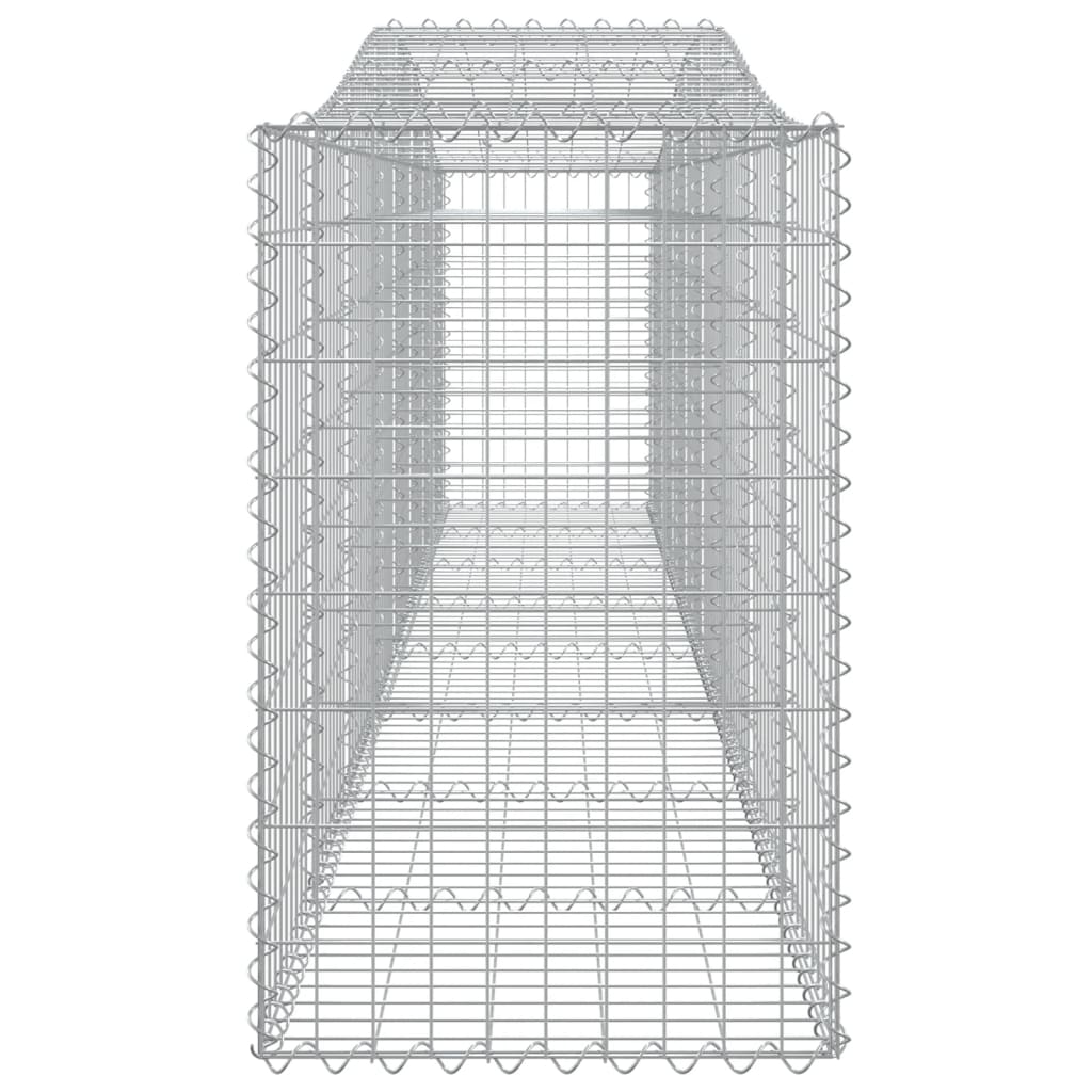 Lučne gabionske košare 10 kom 400x50x80/100cm pocinčano željezo