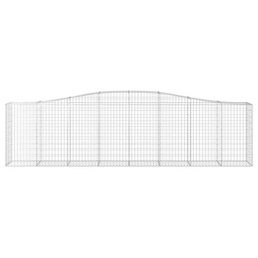 Lučne gabionske košare 6 kom 400x50x100/120cm pocinčano željezo