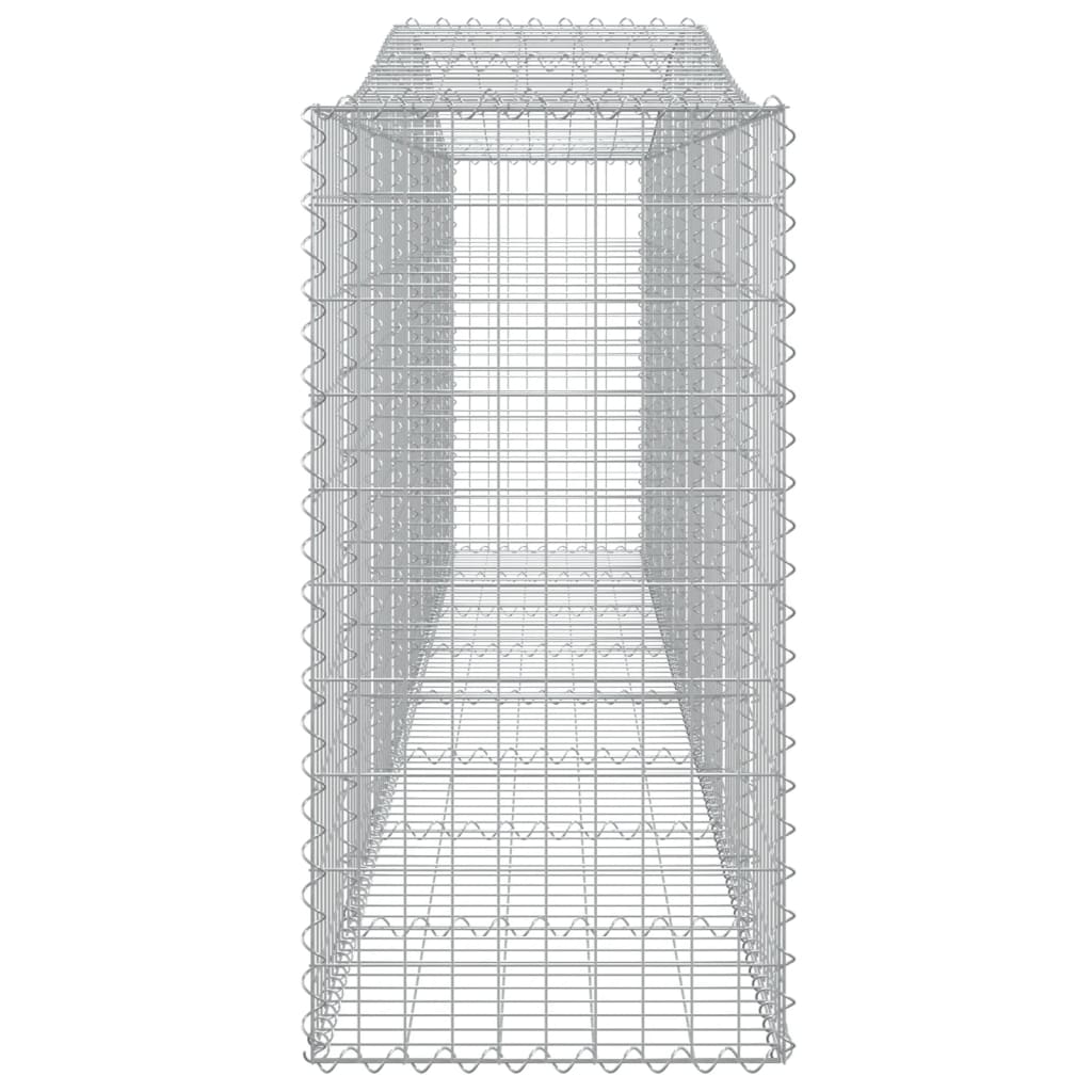 Lučne gabionske košare 6 kom 400x50x100/120cm pocinčano željezo