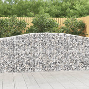 Lučne gabionske košare 7 kom 400x50x100/120cm pocinčano željezo