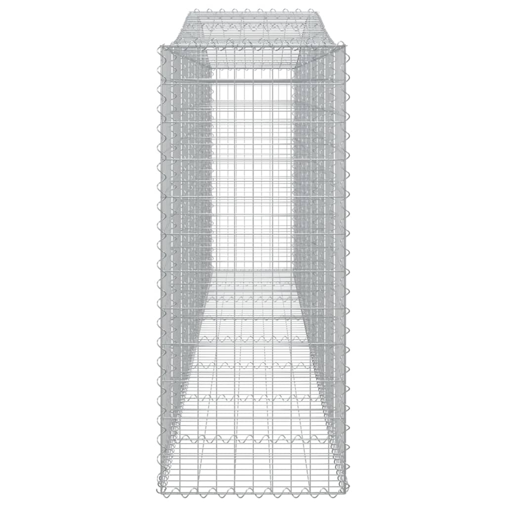 Lučne gabionske košare 10kom 400x50x120/140cm pocinčano željezo