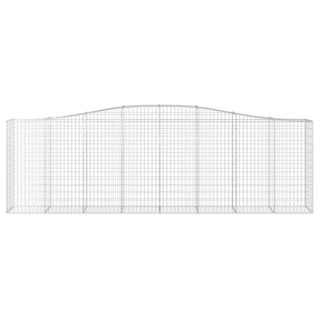Lučne gabionske košare 20kom 400x50x120/140cm pocinčano željezo