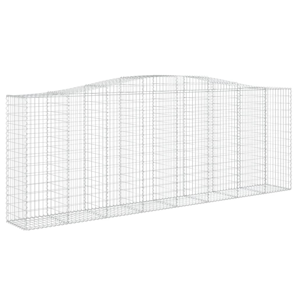 Lučne gabionske košare 6 kom 400x50x140/160cm pocinčano željezo