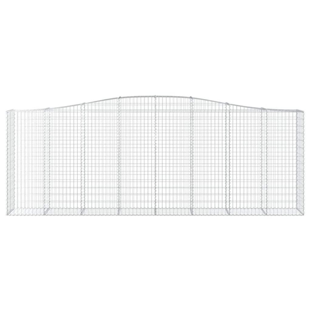 Lučne gabionske košare 6 kom 400x50x140/160cm pocinčano željezo