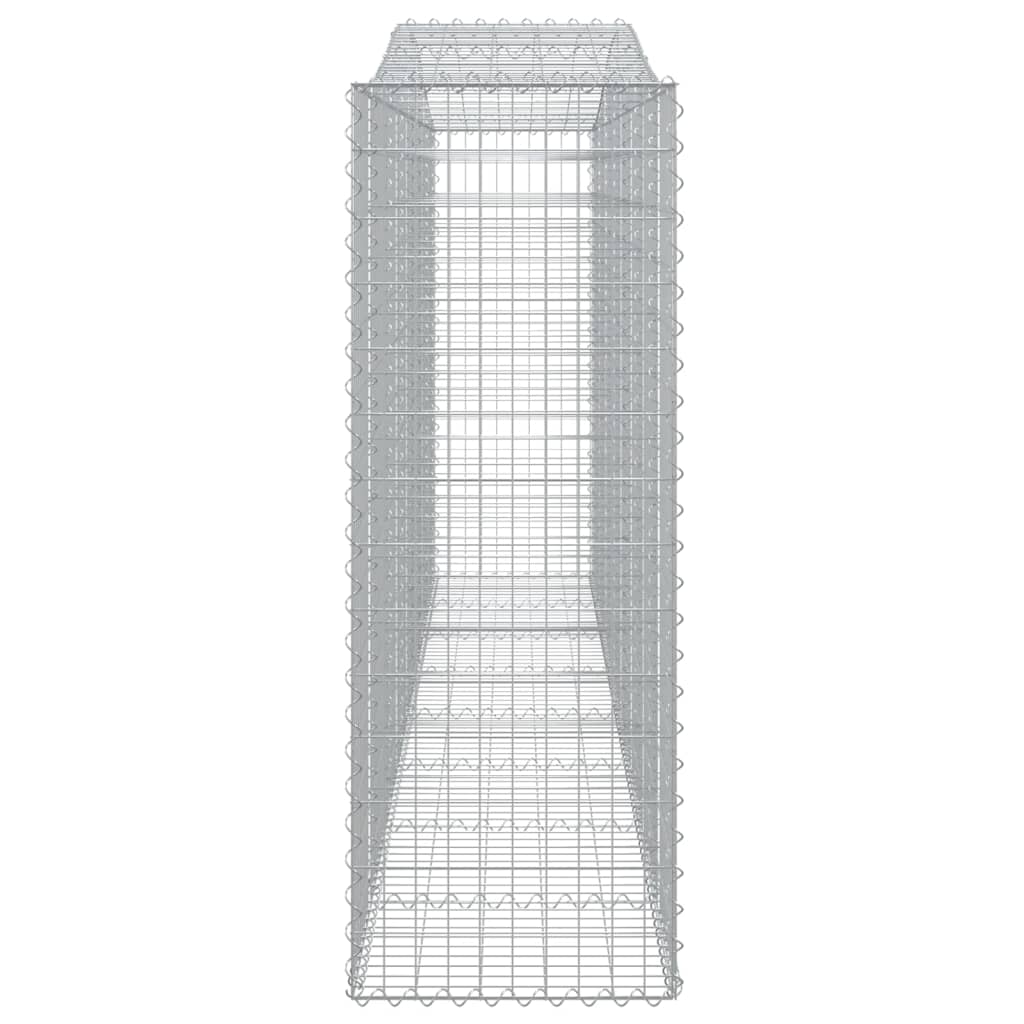 Lučne gabionske košare 25 kom 400 x 50 x 140/160 cm željezne