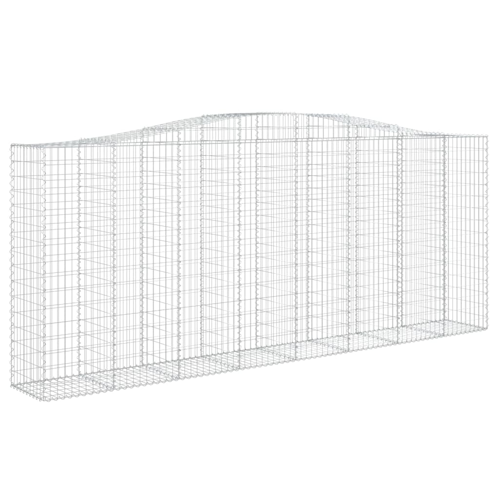 Lučne gabionske košare 5 kom 400x50x160/180cm pocinčano željezo