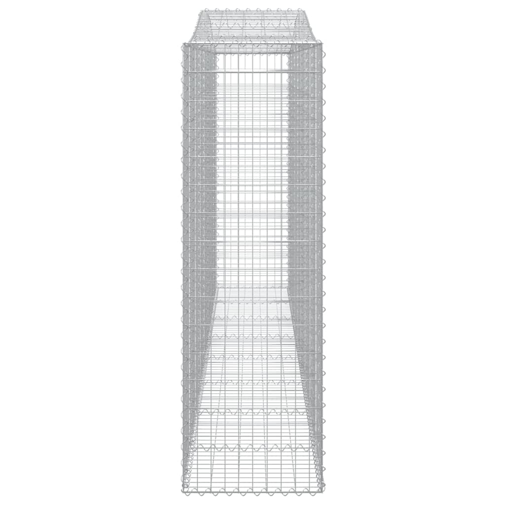 Lučne gabionske košare 7 kom 400x50x160/180cm pocinčano željezo