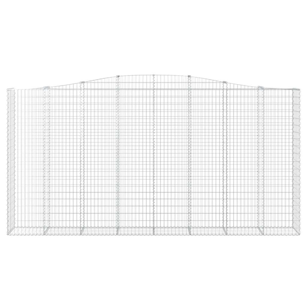 Lučne gabionske košare 3 kom 400x50x200/220cm pocinčano željezo