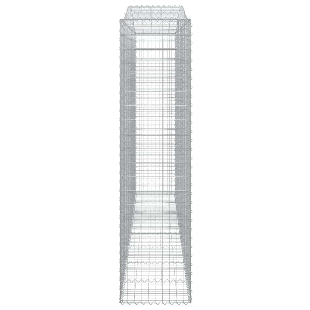 Lučne gabionske košare 3 kom 400x50x200/220cm pocinčano željezo