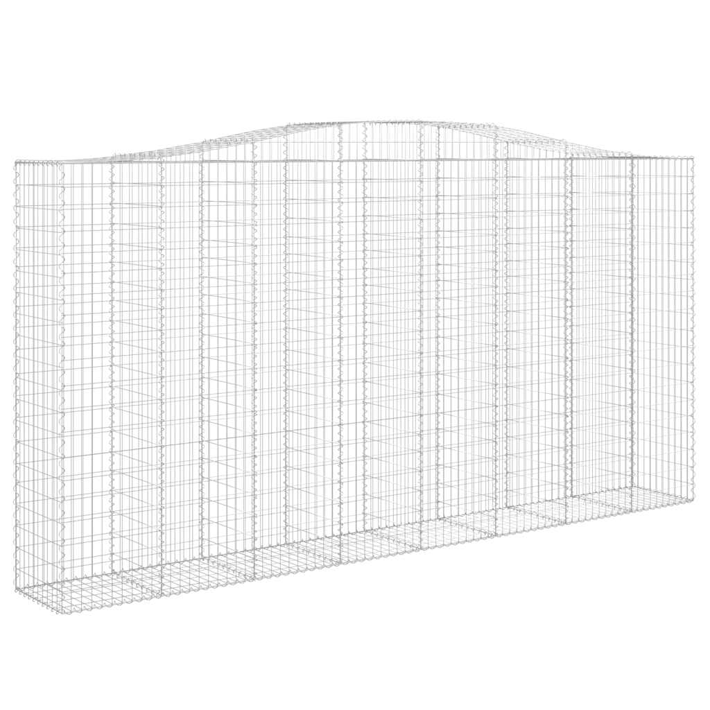 Lučne gabionske košare 6 kom 400x50x200/220cm pocinčano željezo
