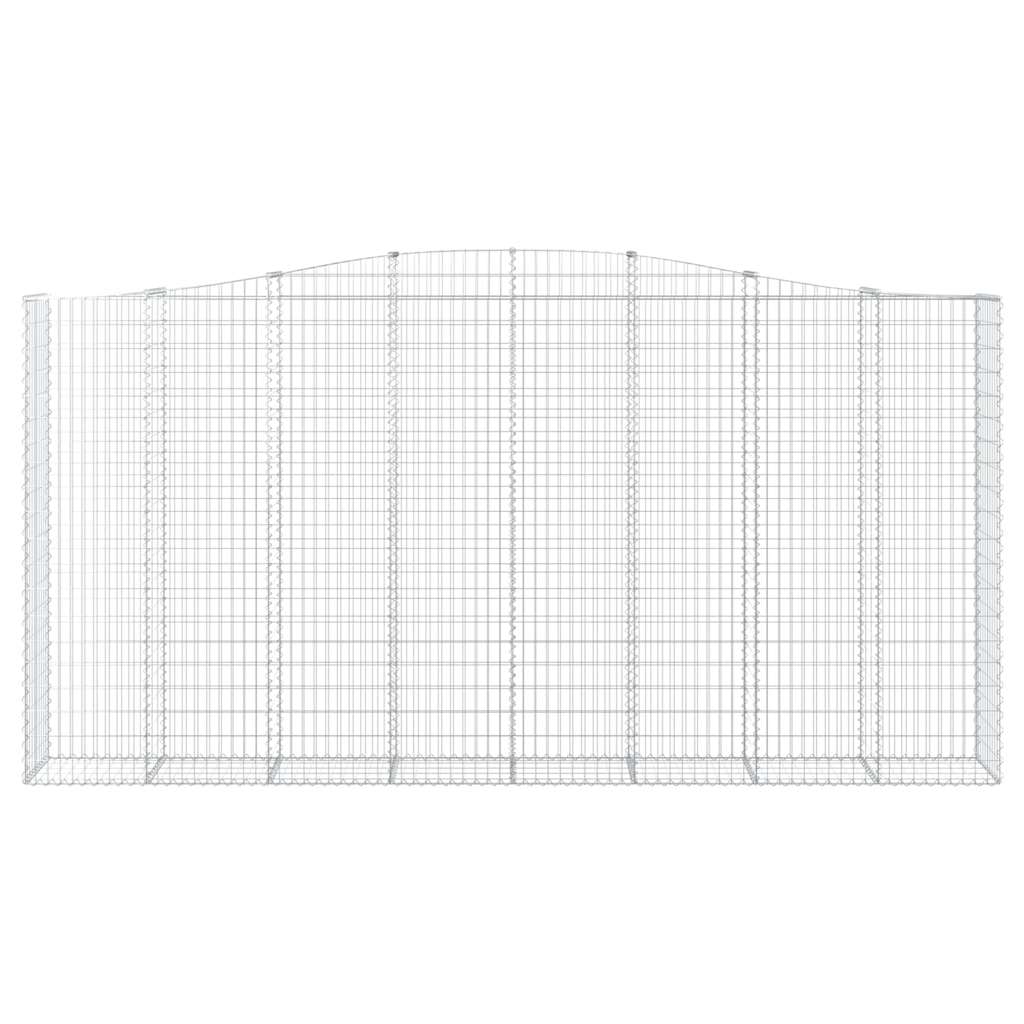 Lučne gabionske košare 6 kom 400x50x200/220cm pocinčano željezo