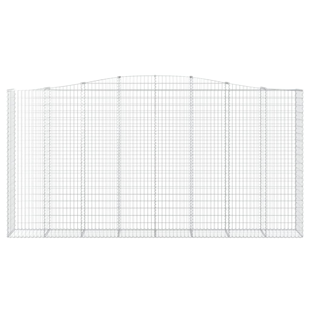 Lučne gabionske košare 10kom 400x50x200/220cm pocinčano željezo