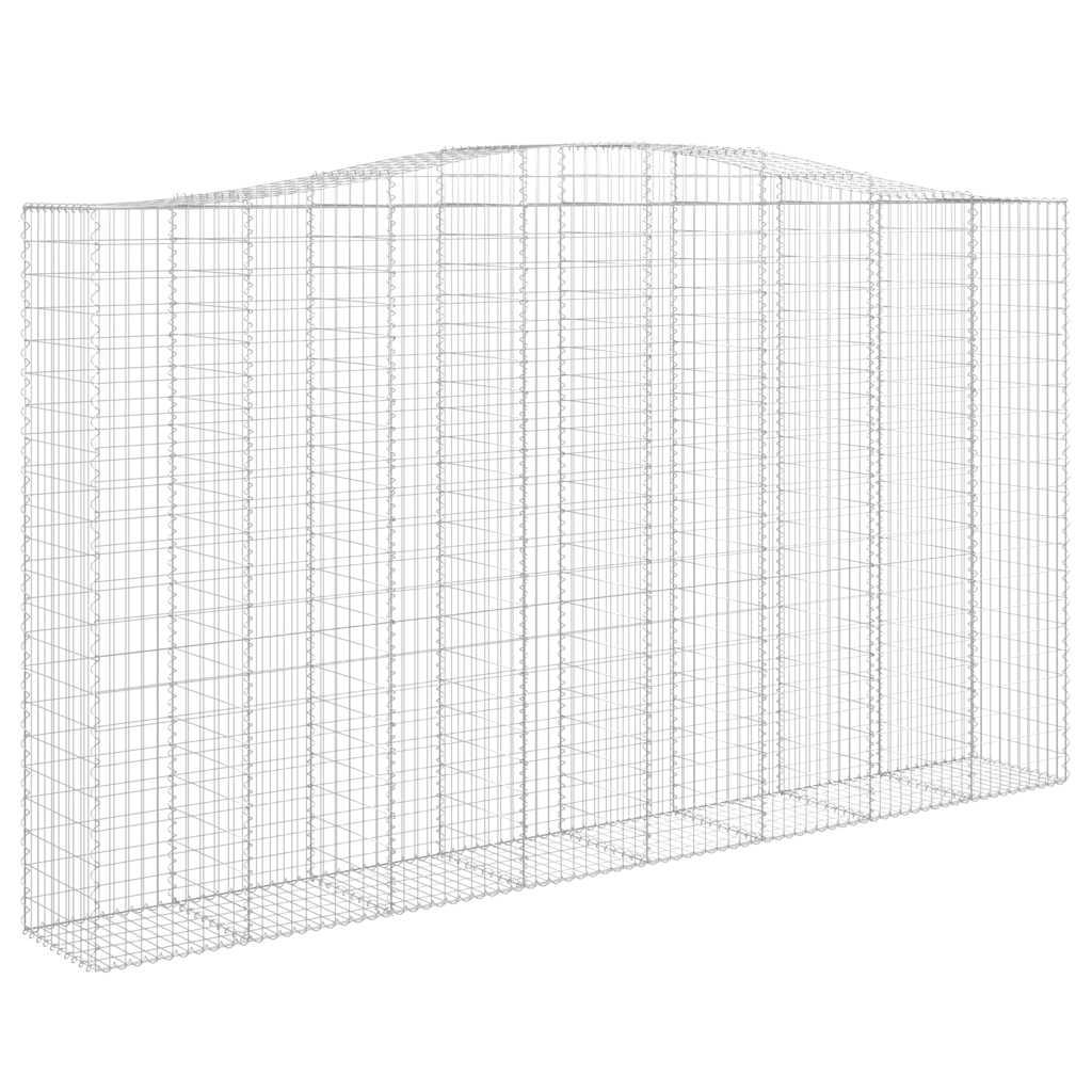 Lučne gabionske košare 6 kom 400x50x220/240cm pocinčano željezo