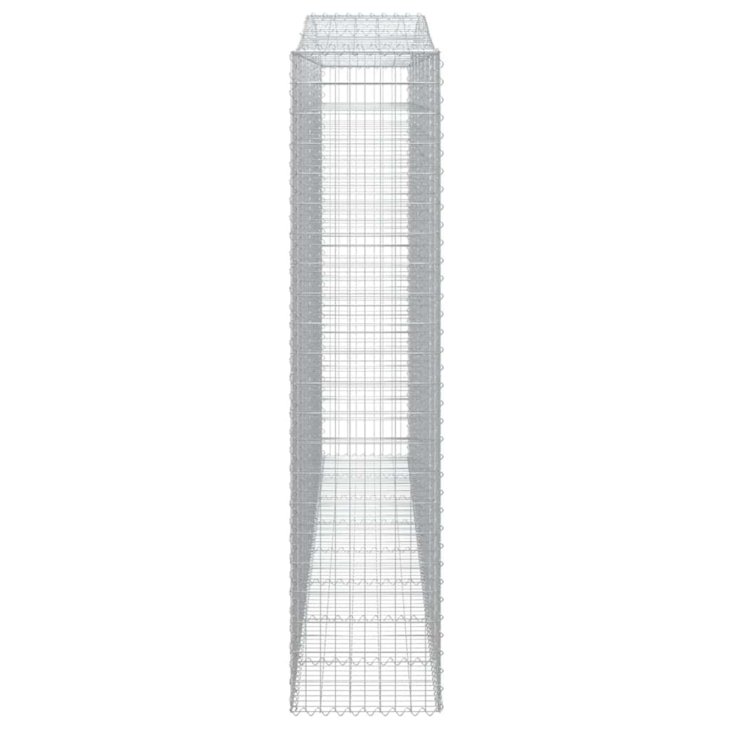 Lučne gabionske košare 6 kom 400x50x220/240cm pocinčano željezo